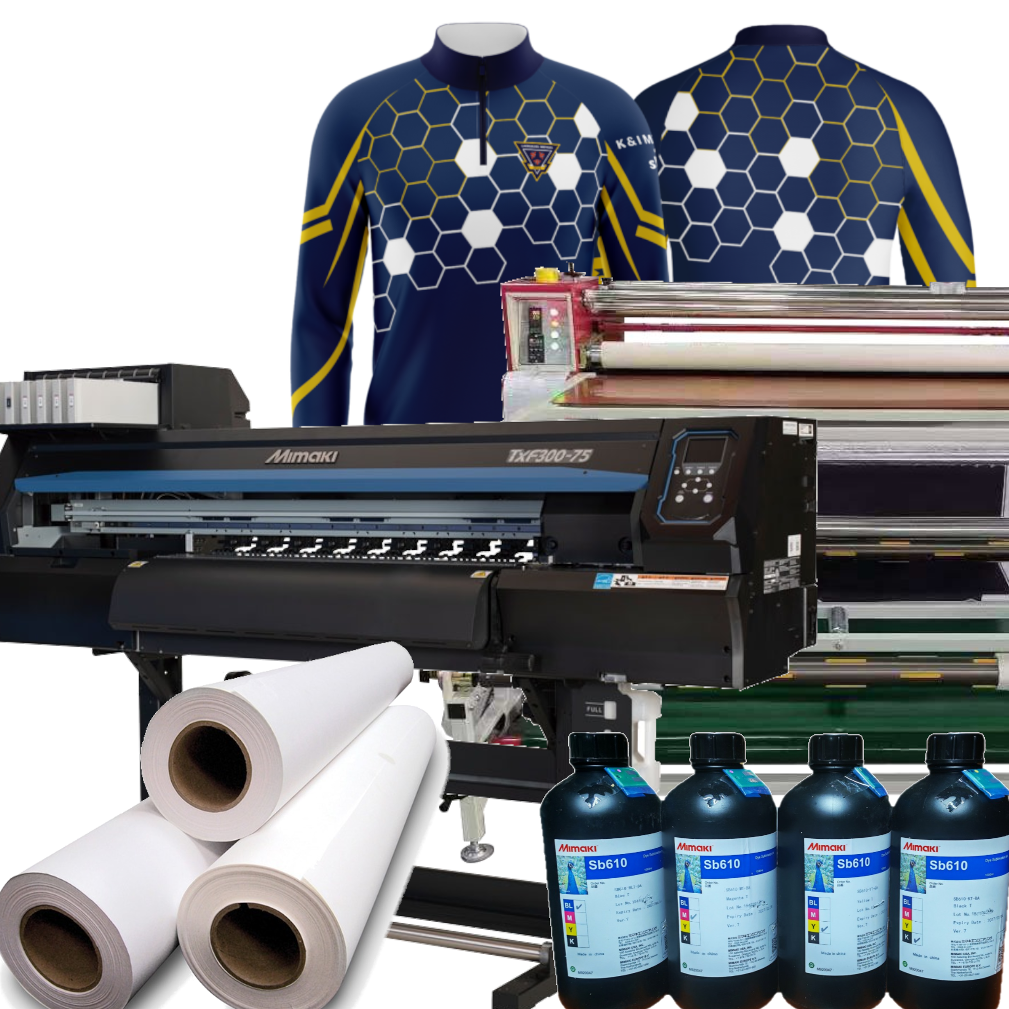 DK Brands hero showcase — premium custom apparel and textile manufacturing