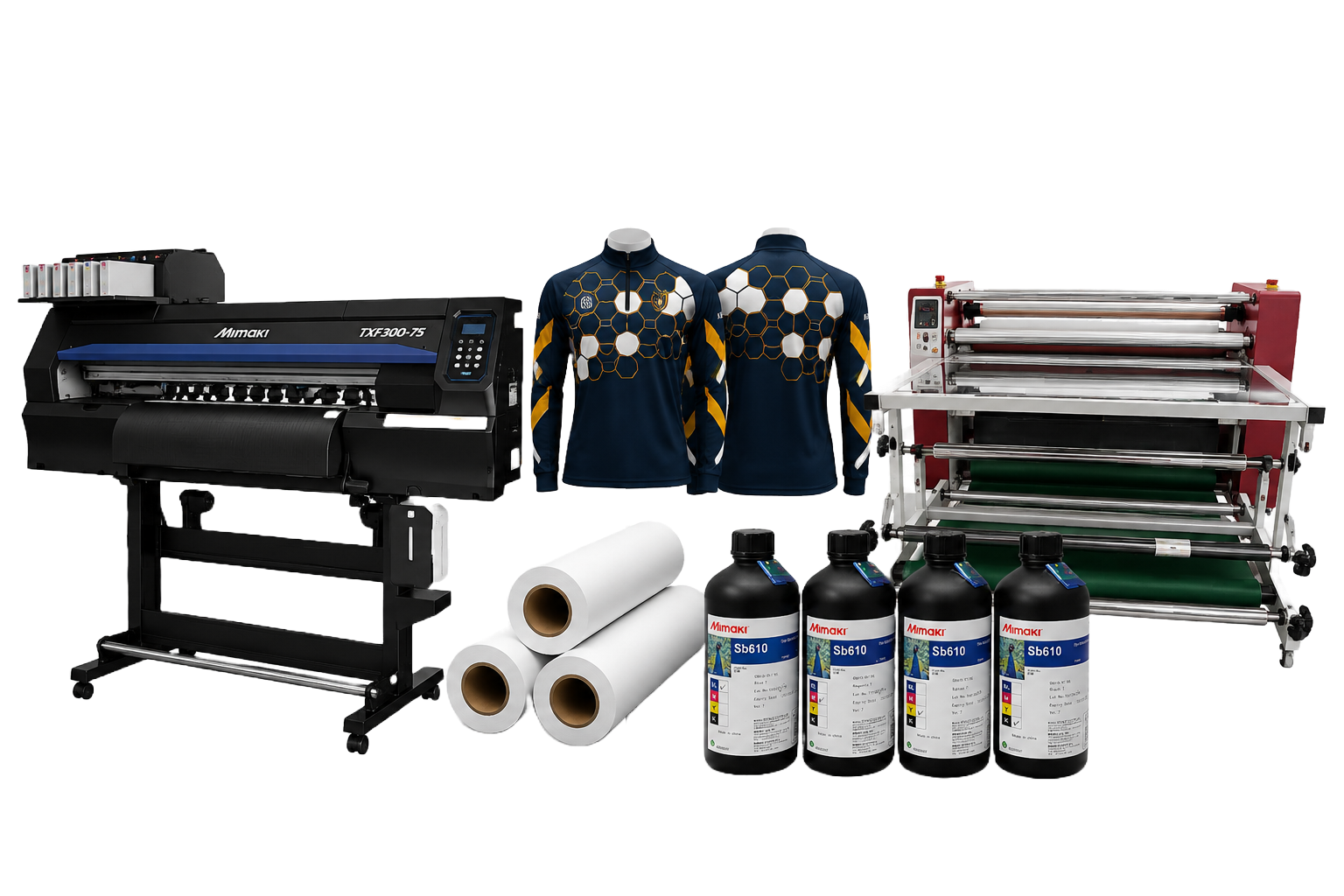 DK Brands hero showcase — premium custom apparel and textile manufacturing